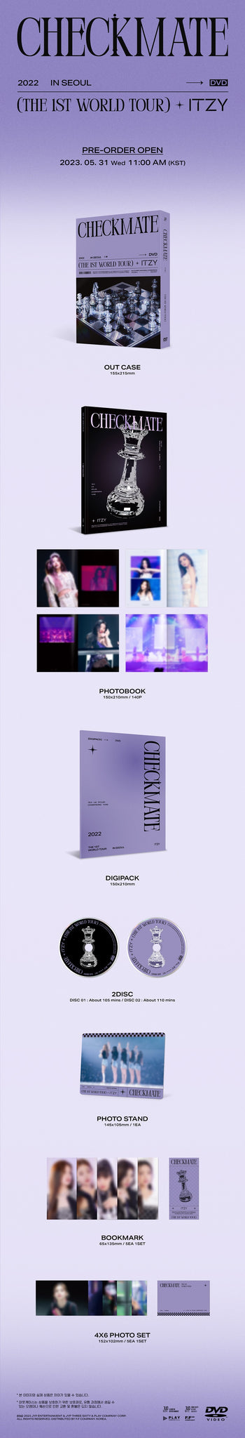 2022 ITZY THE 1ST WORLD TOUR <CHECKMATE> in SEOUL DVD