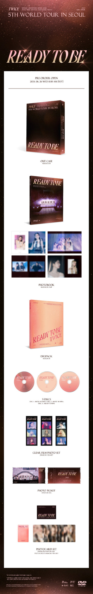 TWICE 5TH WORLD TOUR [READY TO BE] IN SEOUL DVD