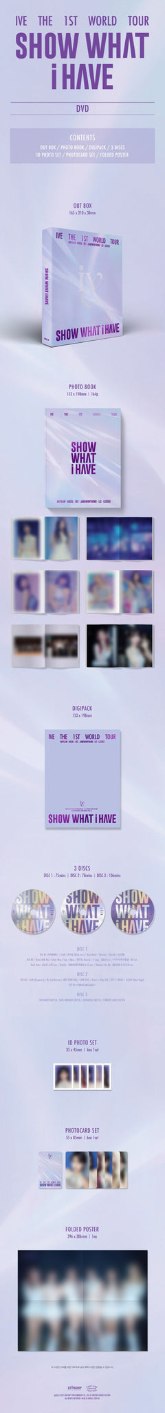 IVE - IVE THE 1ST WORLD TOUR <SHOW WHAT I HAVE> DVD