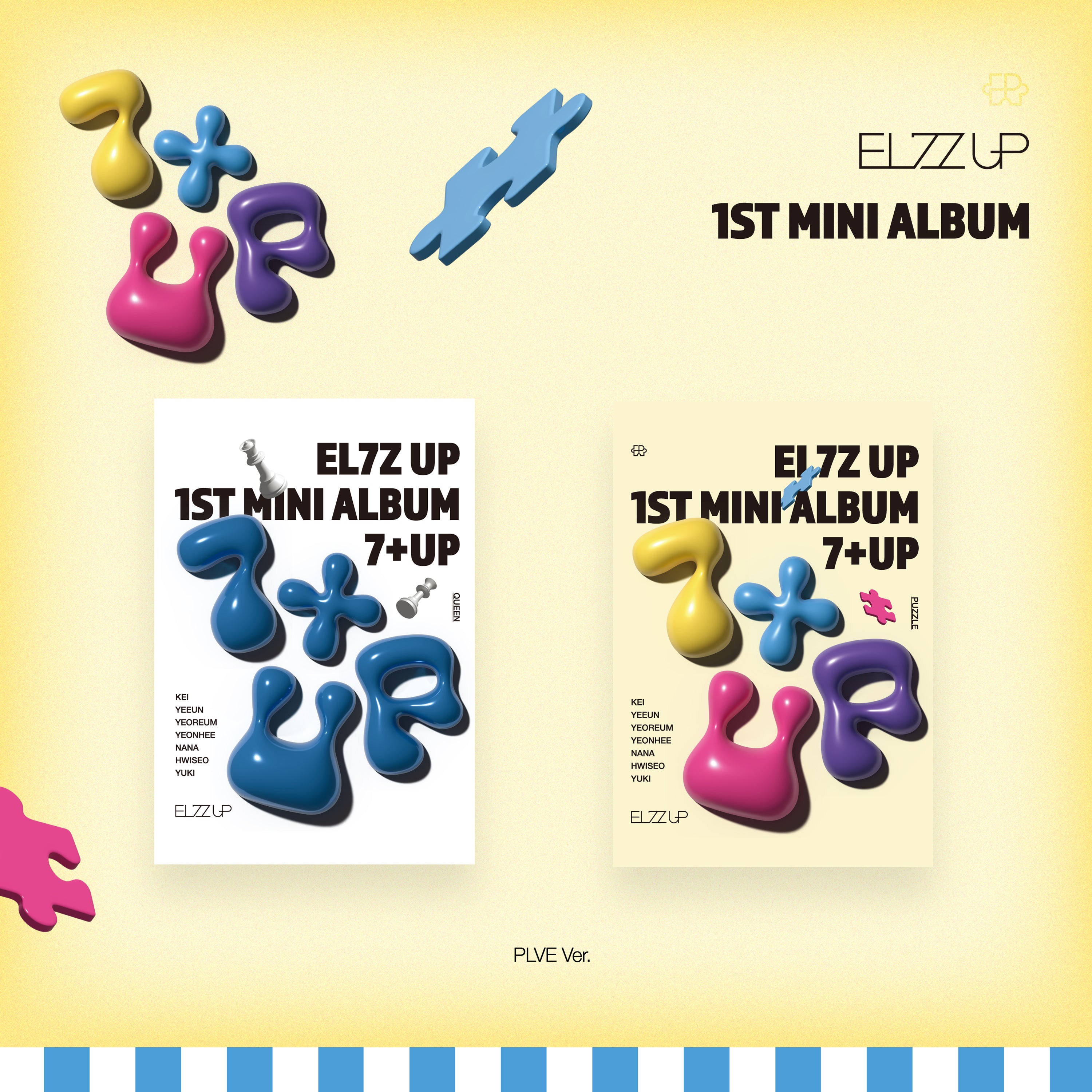 EL7Z UP - 7+UP (PLVE ver.) – Kpop Planet Global