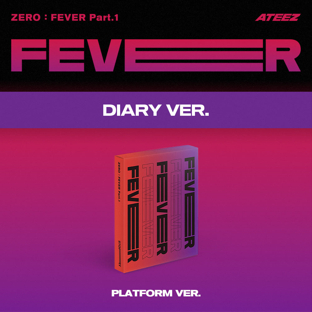 ATEEZ - ATEEZ ソンファ　トレカ FEVER PART 1 HOTTRACKS 特典 ATEEZ - ZERO : FEVER PART.1 (Platform ver.) – Kpop Planet