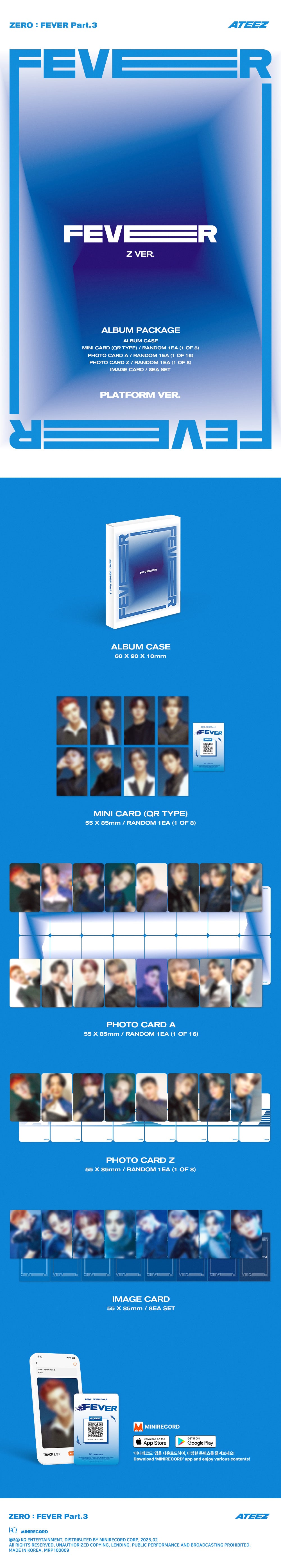ATEEZ - ZERO : FEVER Part.2 (PLATFORM VER.) (3 Version Set