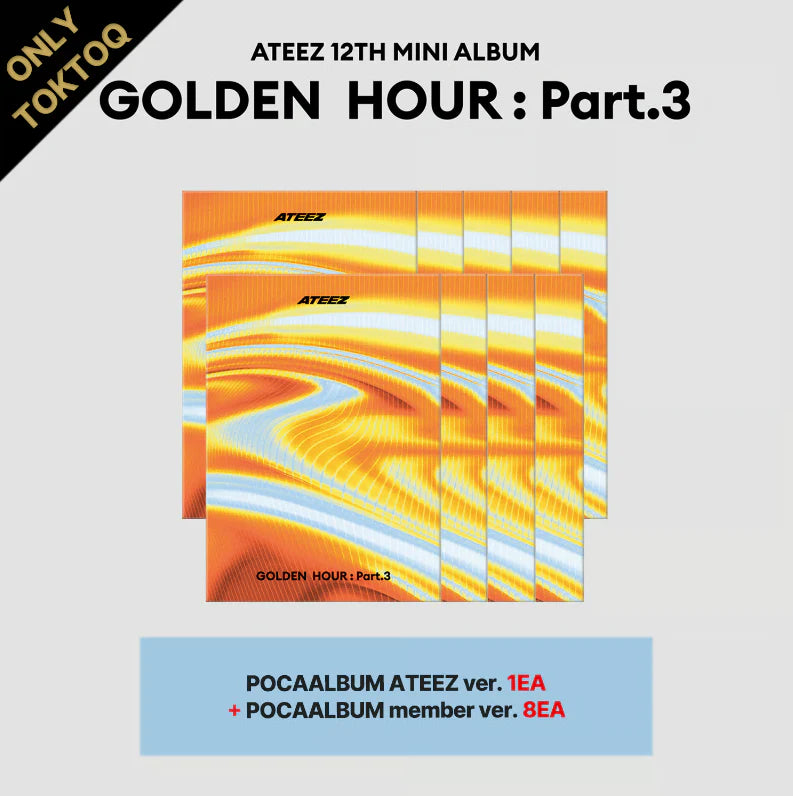 ATEEZ - GOLDEN HOUR : Part.3 (POCAALBUM ver.) Young Farmer SET