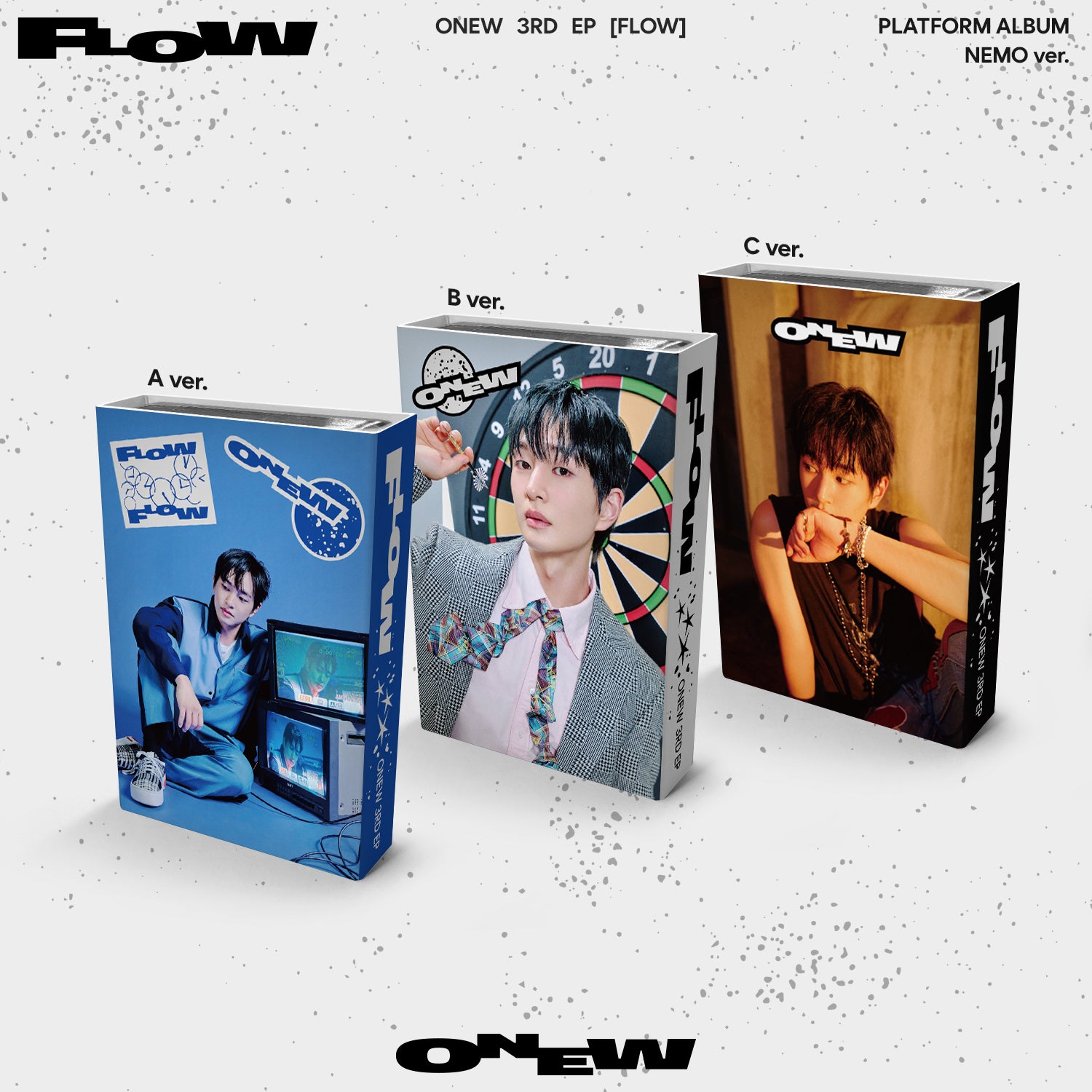 ONEW SHINEE 3RD EP FLOW POP-UP STORE OFFICIAL GOODS MD SMART