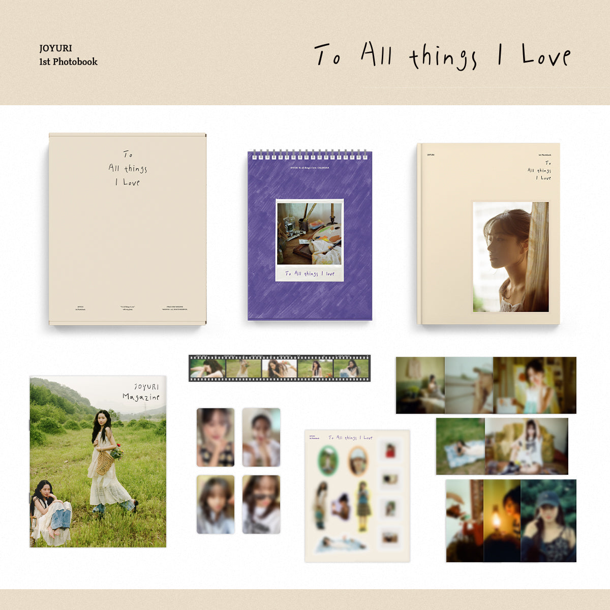 JOYURI - 1st Photobook [ To All things I Love ]