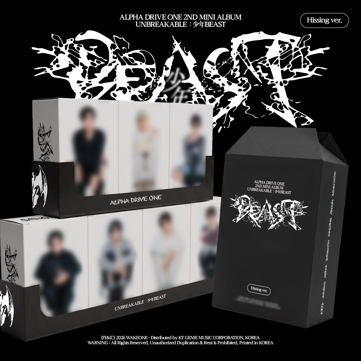 ALPHA DRIVE ONE - UNBREAKABLE : 少年BEAST (Hissing Ver.) – Kpop