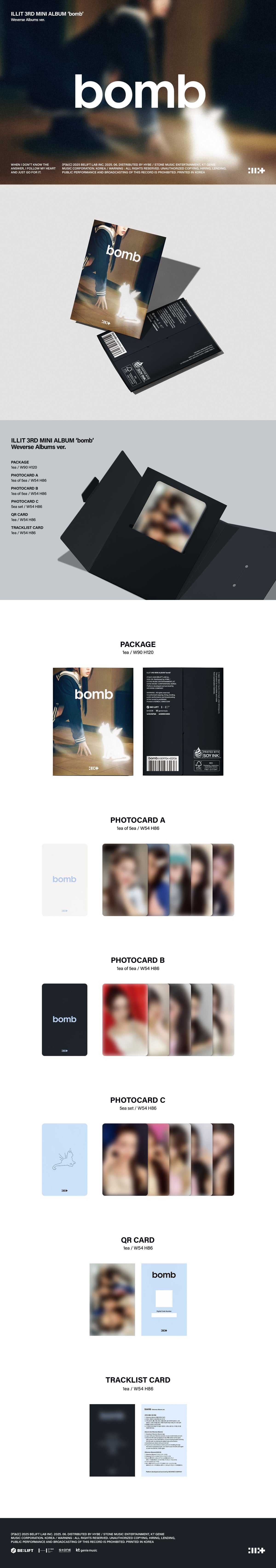 ILLIT - bomb (Weverse Albums ver.) – Kpop Planet