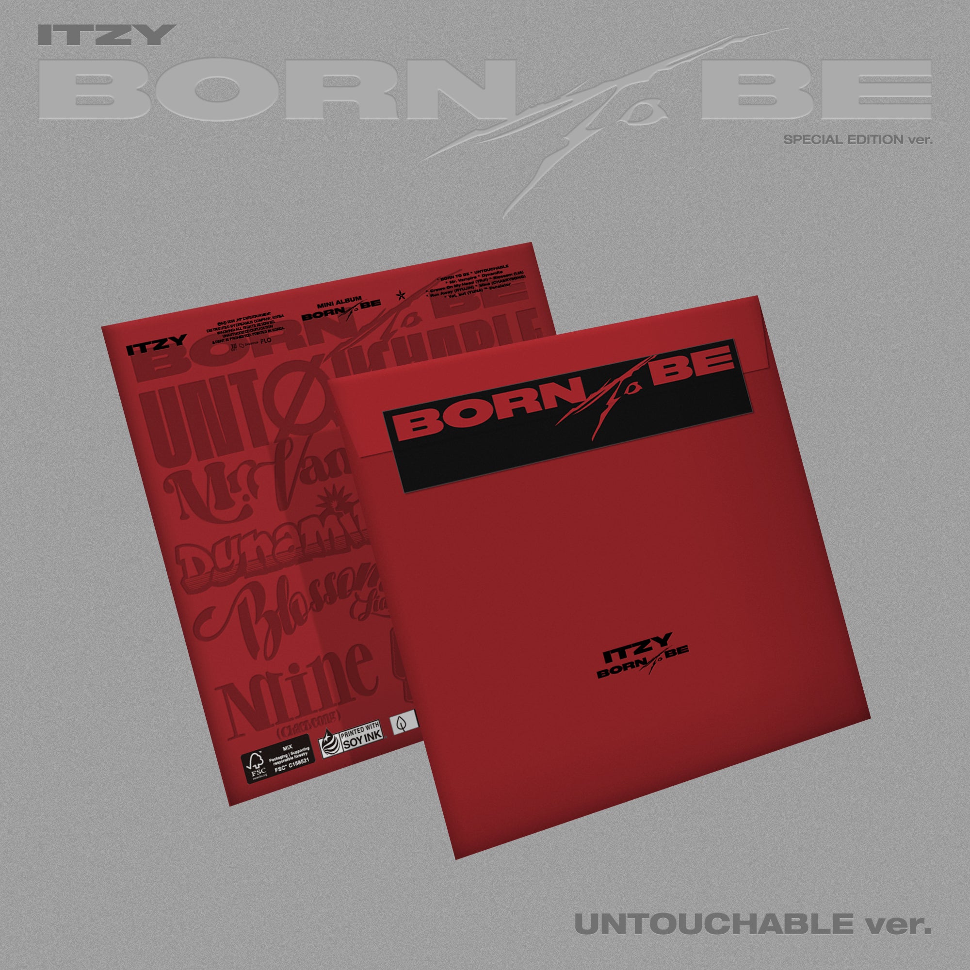 ITZY - BORN TO BE (SPECIAL EDITION/UNTOUCHABLE ver.)