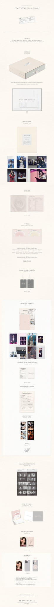 TAEYEON - TAEYEON CONCERT The TENSE Memory Box Blu-ray
