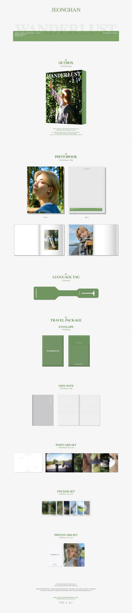 SEVENTEEN - JEONGHAN 'WANDERLUST' PHOTOBOOK