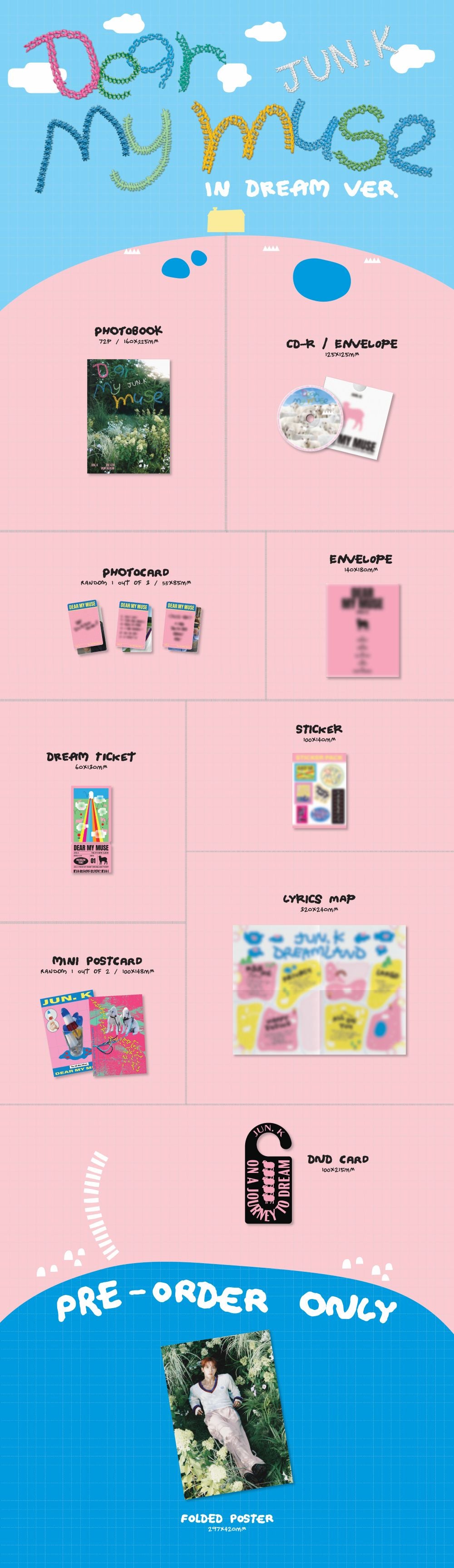 2PM JUN.K - 4th Mini Album [ Dear my muse ]