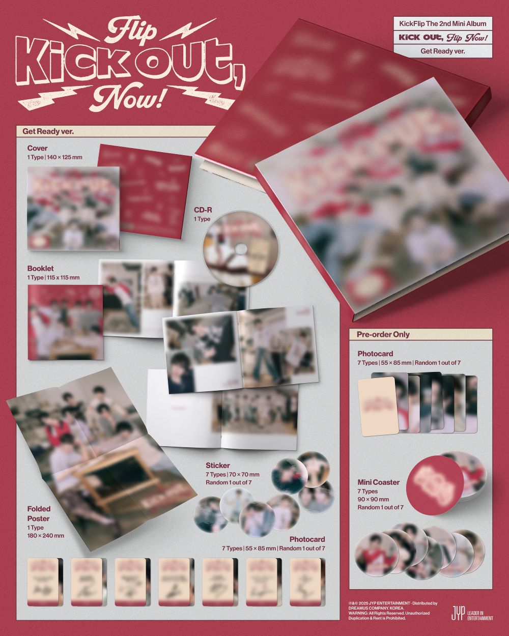 KickFlip - Kick Out, Flip Now! (Get Ready ver./Digipack)