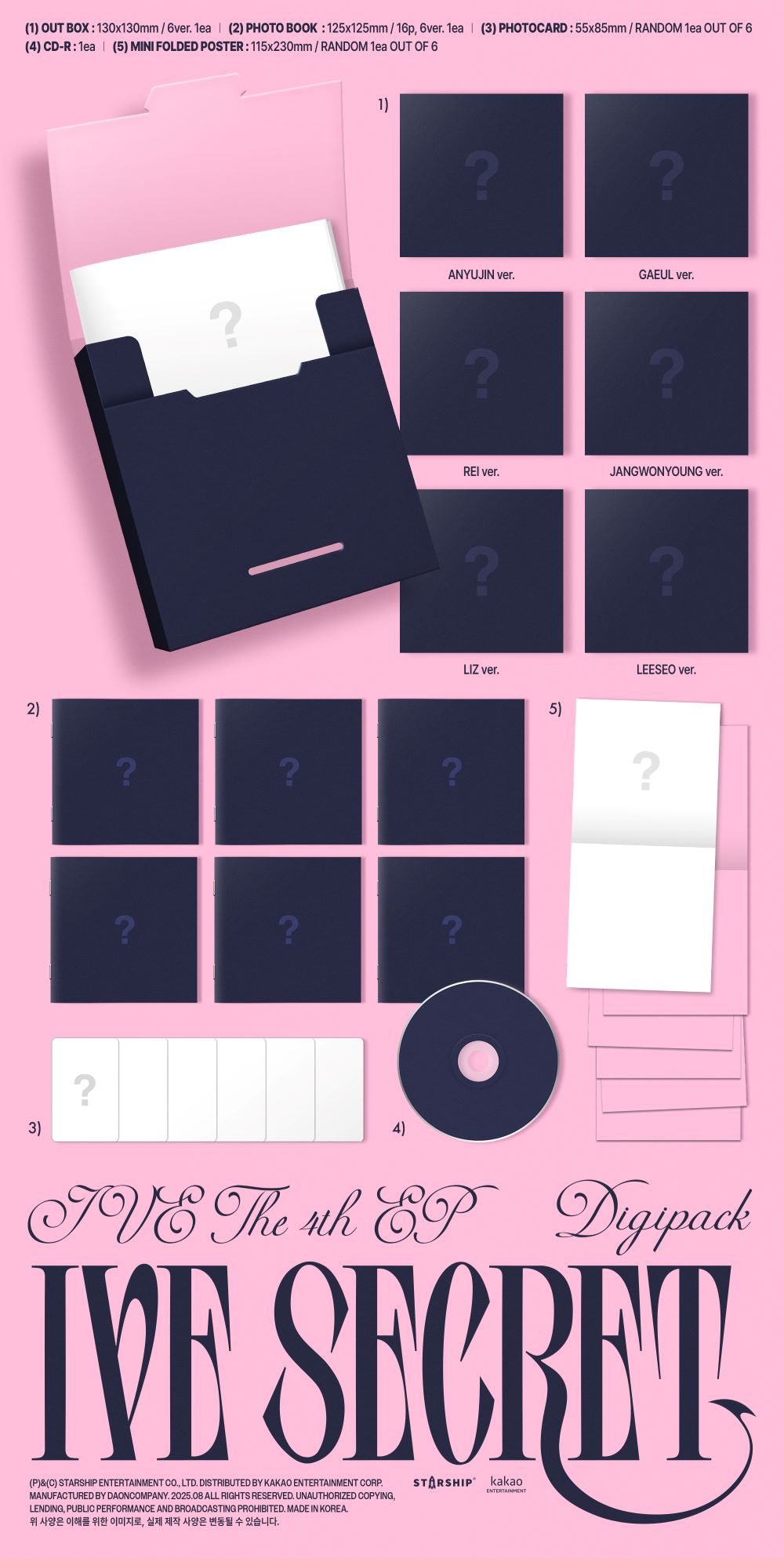 IVE -  IVE SECRET (Digipack ver.)