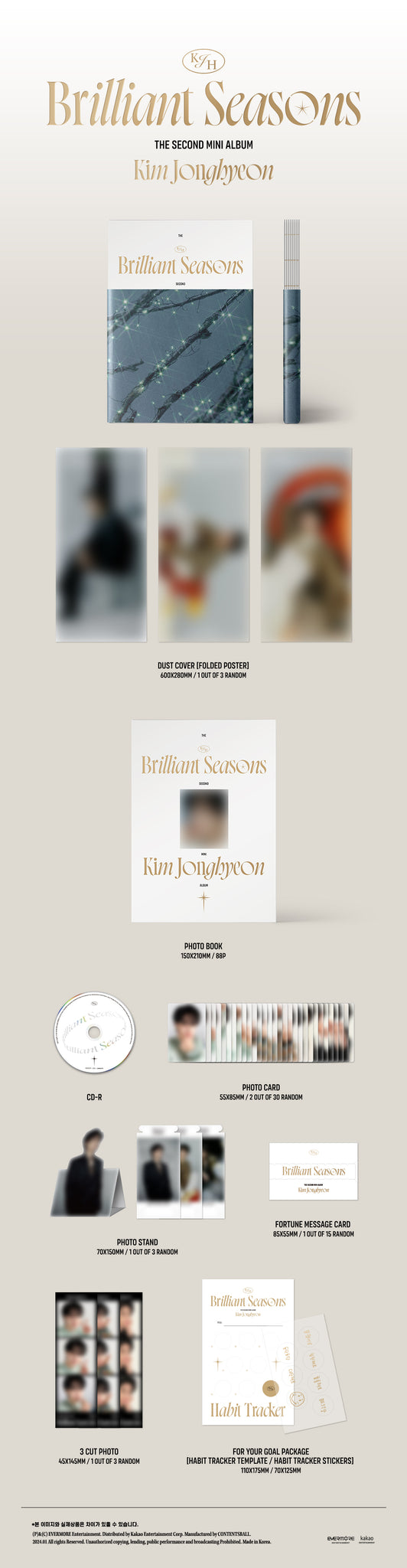 Kim Jonghyeon - Brilliant Seasons