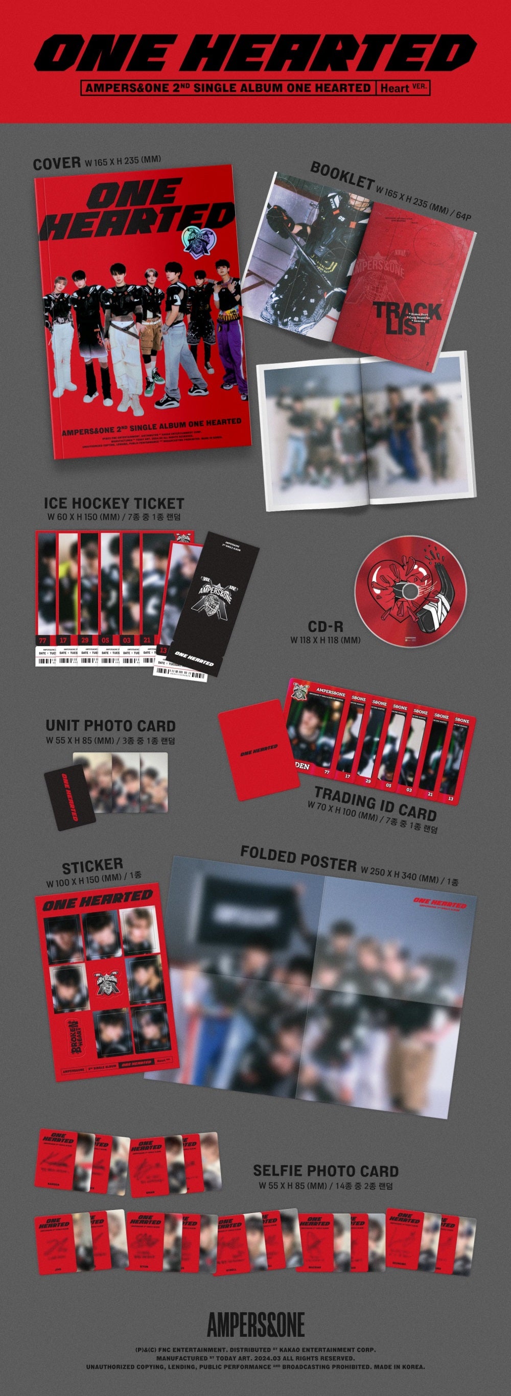 AMPERS&ONE - ONE HEARTED – Kpop Planet
