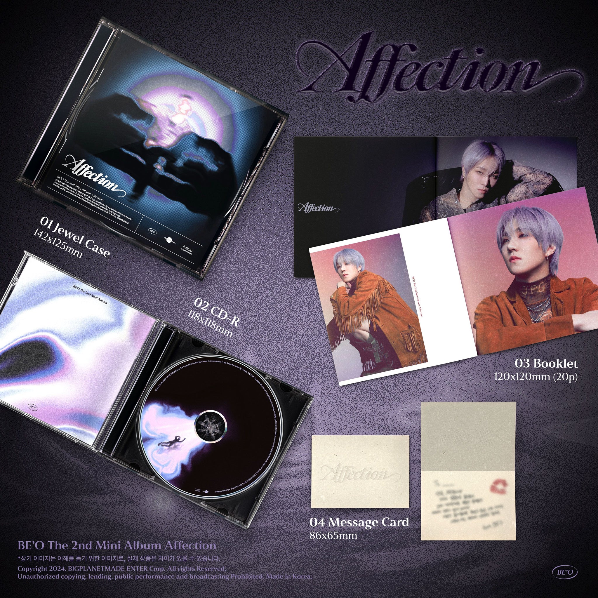 BE'O - Affection (Jewel Case ver.)