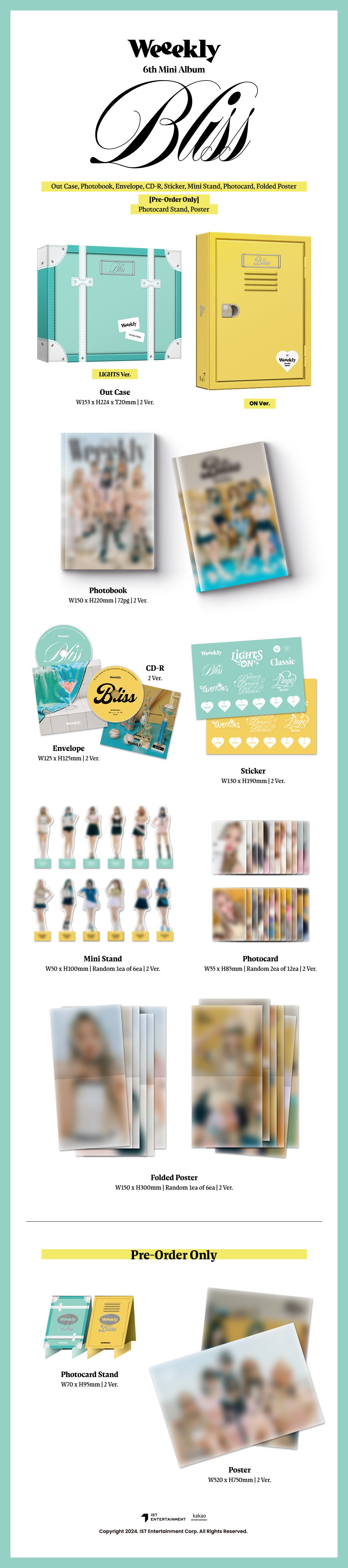 ☆レア◇非売品◇サインCD◇Weeekly◇Bliss◇韓国◇KPOP K-POP・アジア