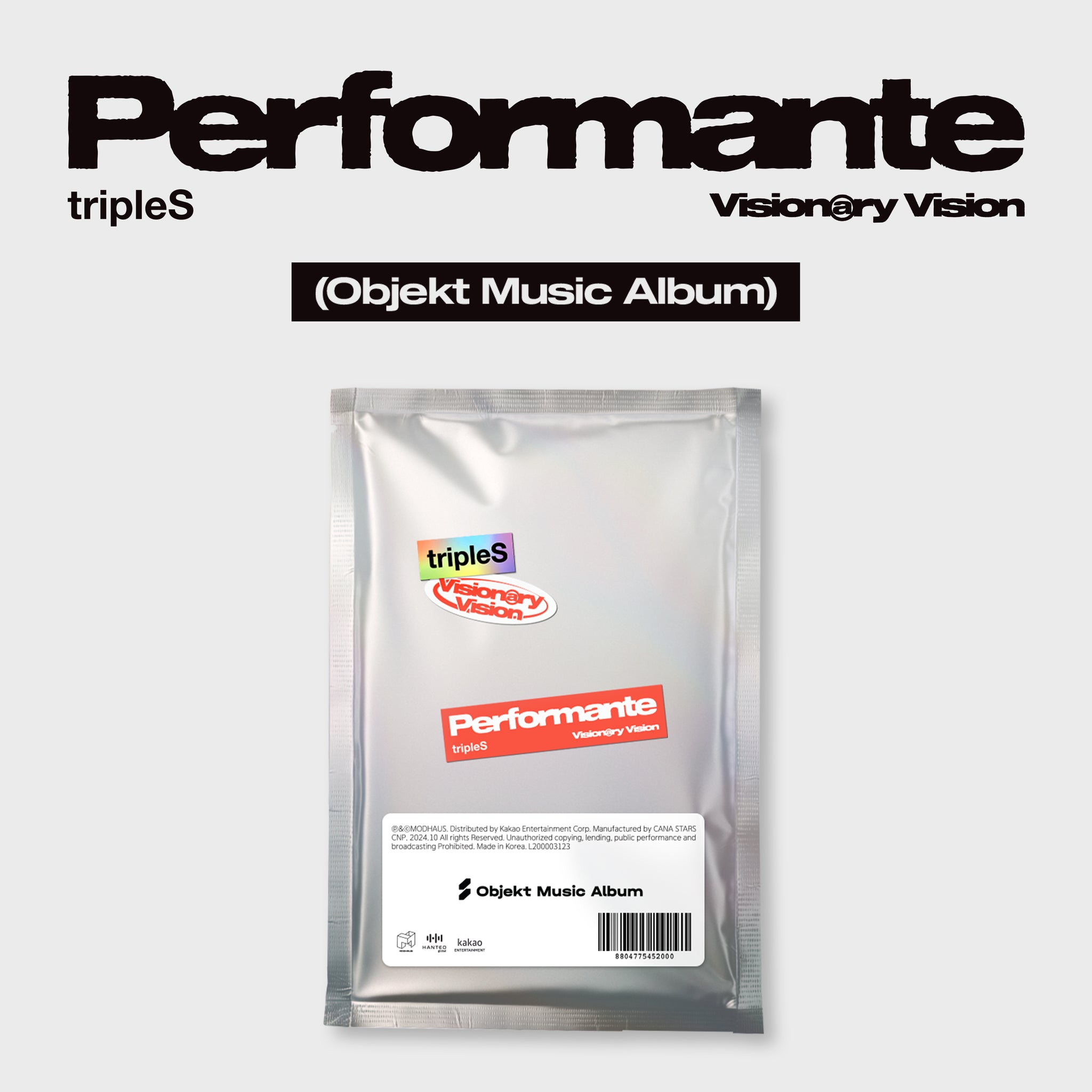 tripleS Visionary Vision - Performante (Objekt Music Album ver.) – Kpop ...