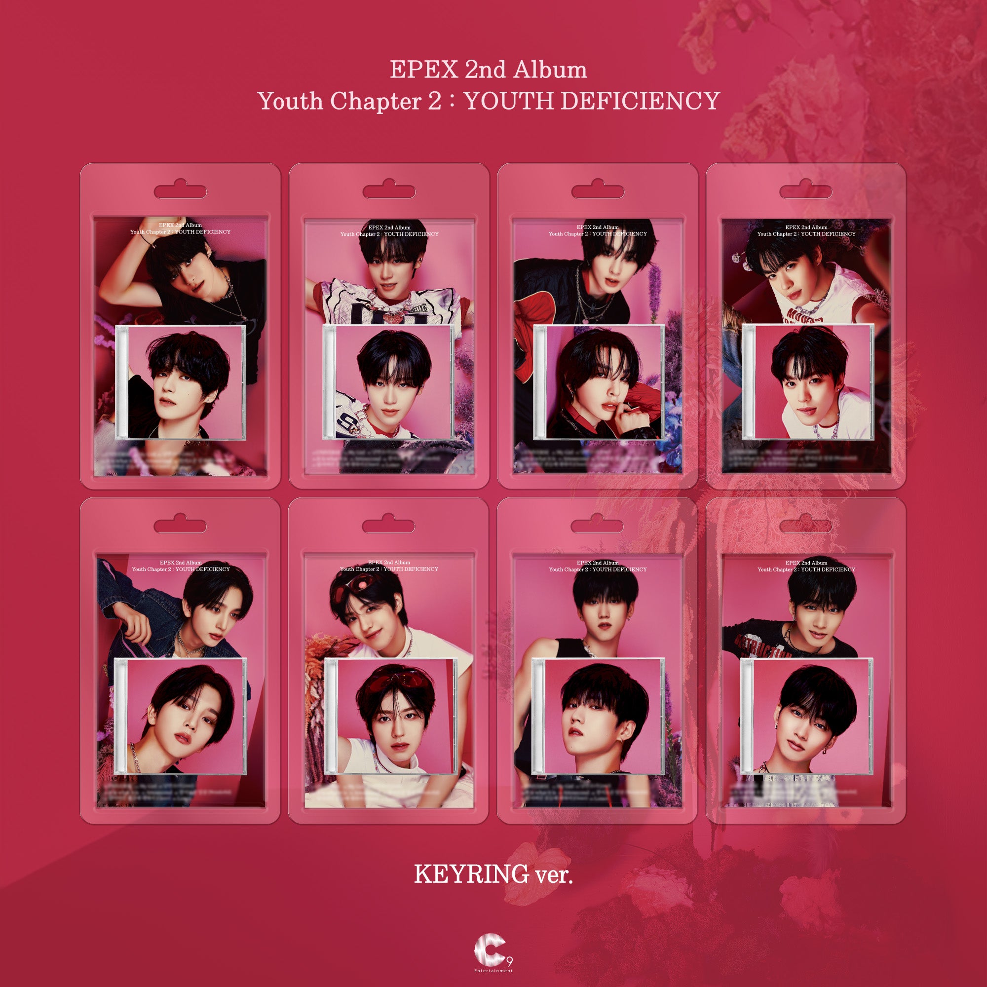 EPEX - Youth Chapter 2 : YOUTH DIFFICIENCY (Keyring Album ver