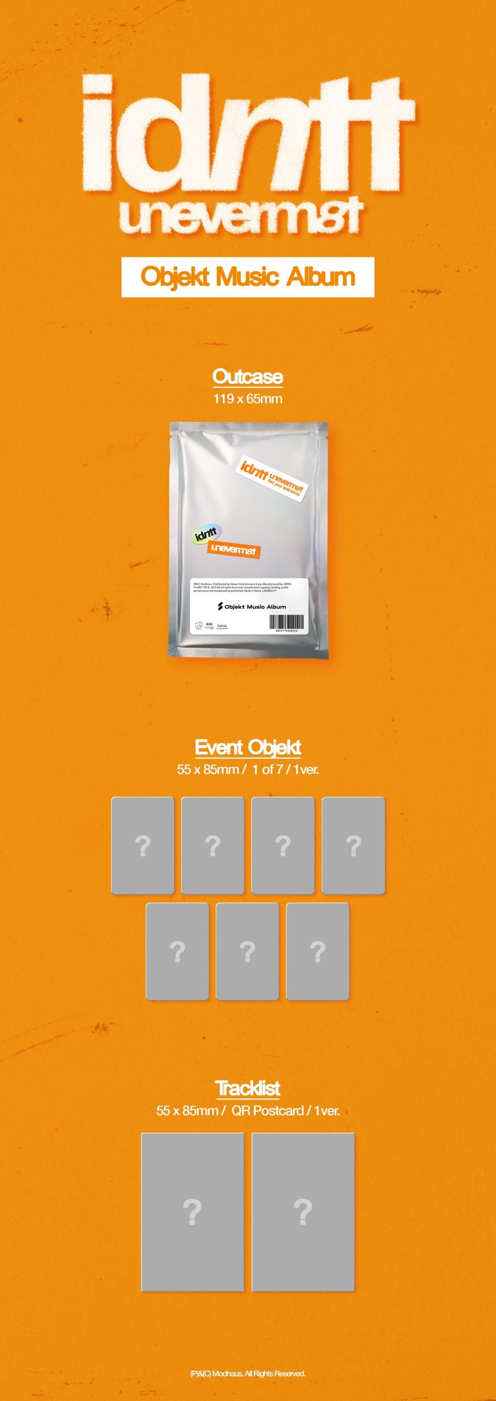 idntt - unevermet (Objekt Music ver.)