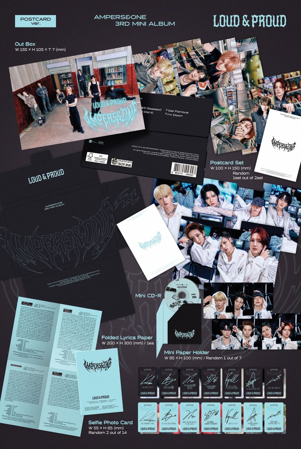 AMPERS&ONE - LOUD & PROUD (POSTCARD ver.)