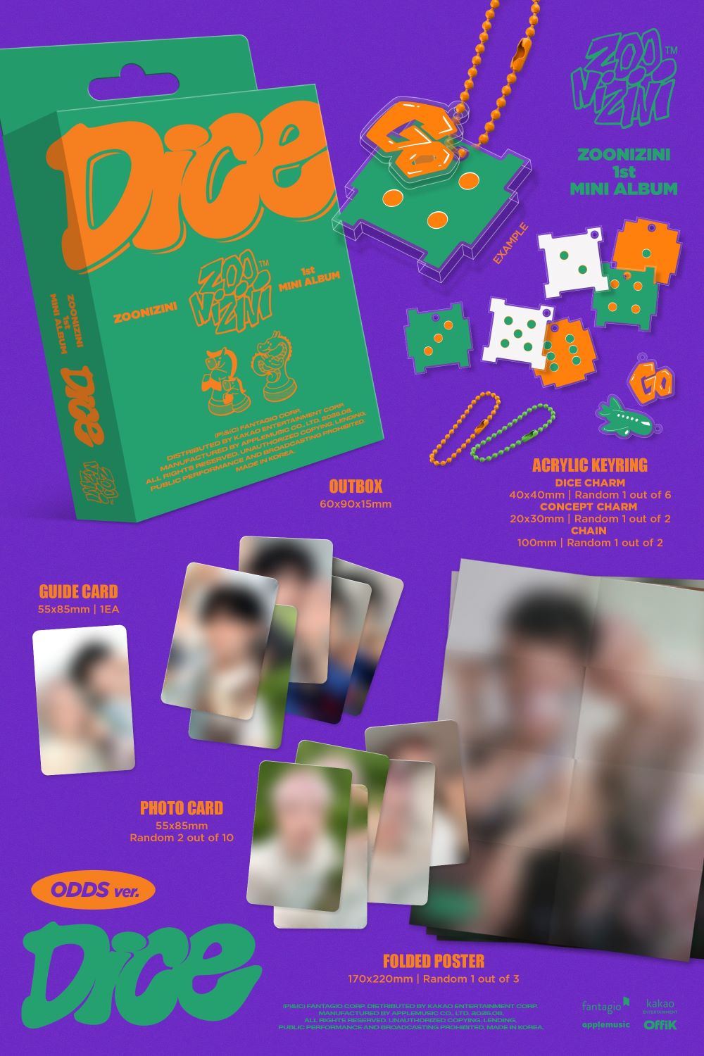 ASTRO ZOONIZINI - DICE  (ODDS ver.)