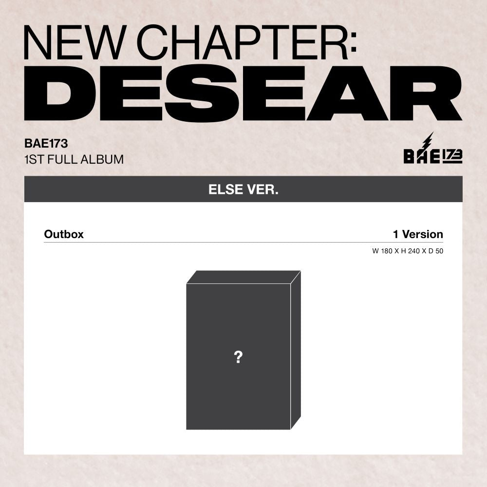 BAE173 - NEW CHAPTER: DESEAR (ELSE ver.)