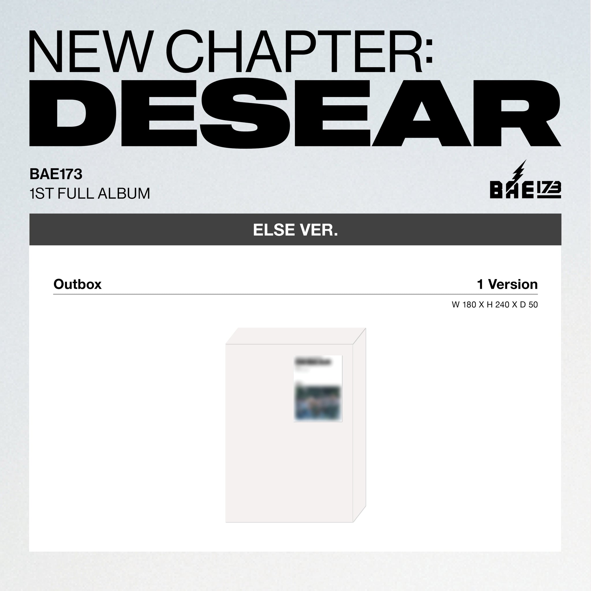 BAE173 - NEW CHAPTER: DESEAR (ELSE ver.)