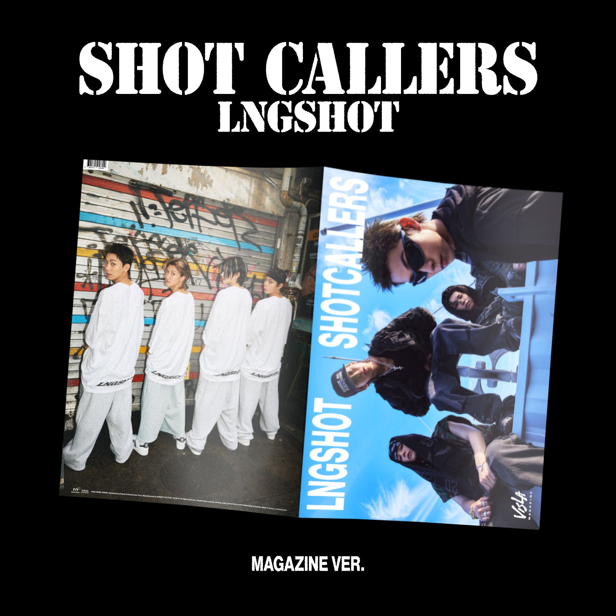 LNGSHOT SHOT CALLERS Magazine ver. 新品未開封 LNGSHOT - SHOT CALLERS (Magazine ver.) – Kpop Planet Global