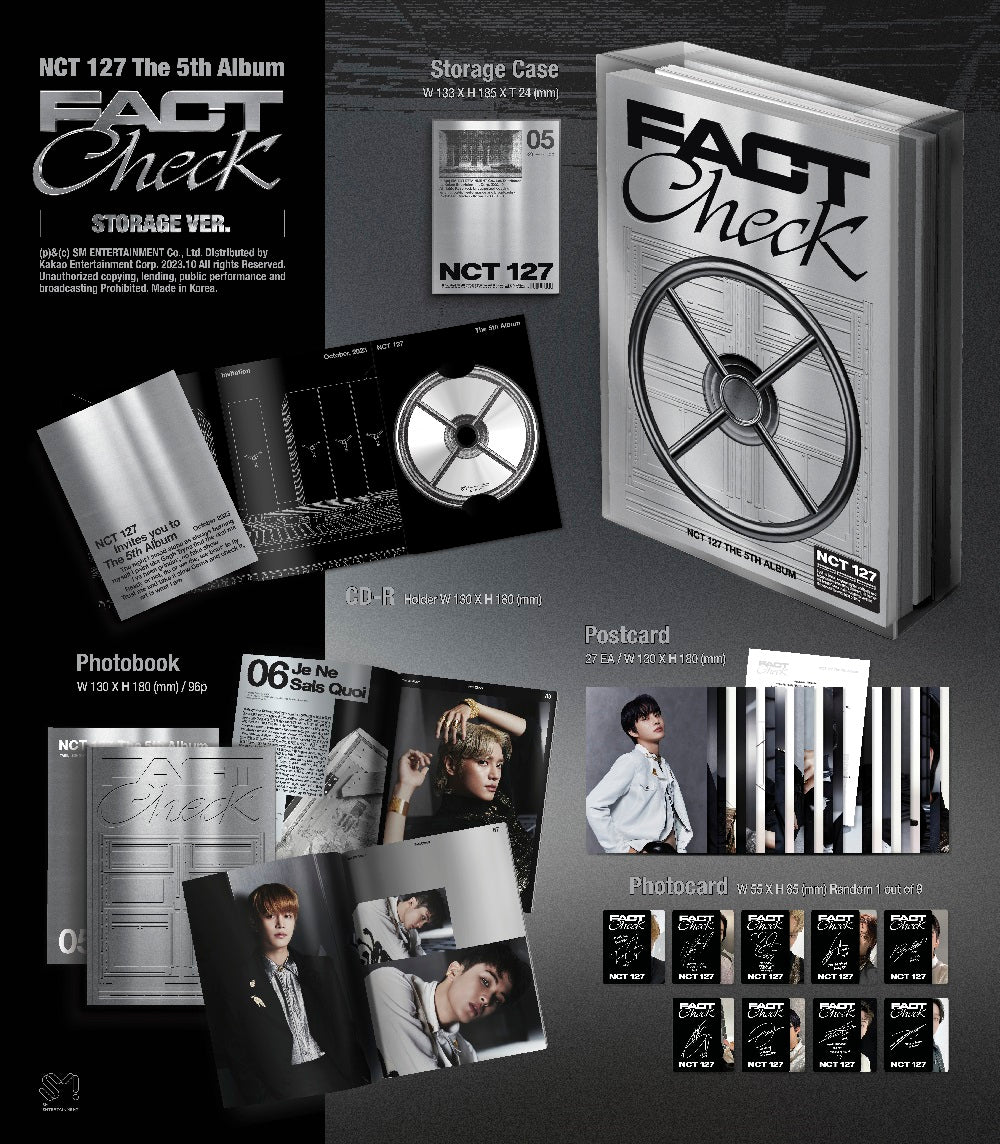 NCT127 シリアル Factcheck NCT 127 - Fact Check The 5th Album (QR Ver.)