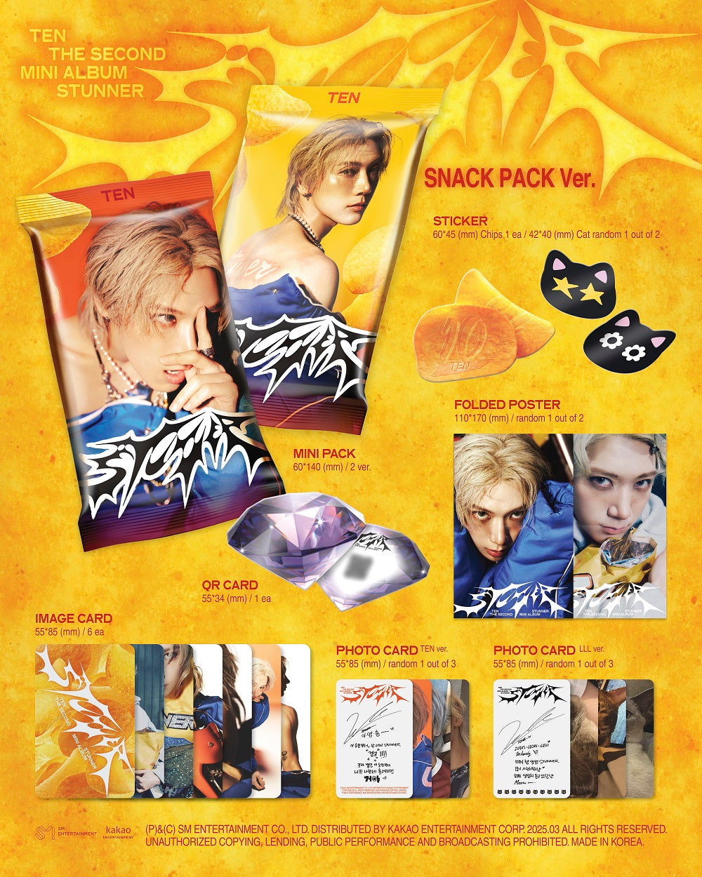 NCT TEN - STUNNER (SNACK PACK ver.)