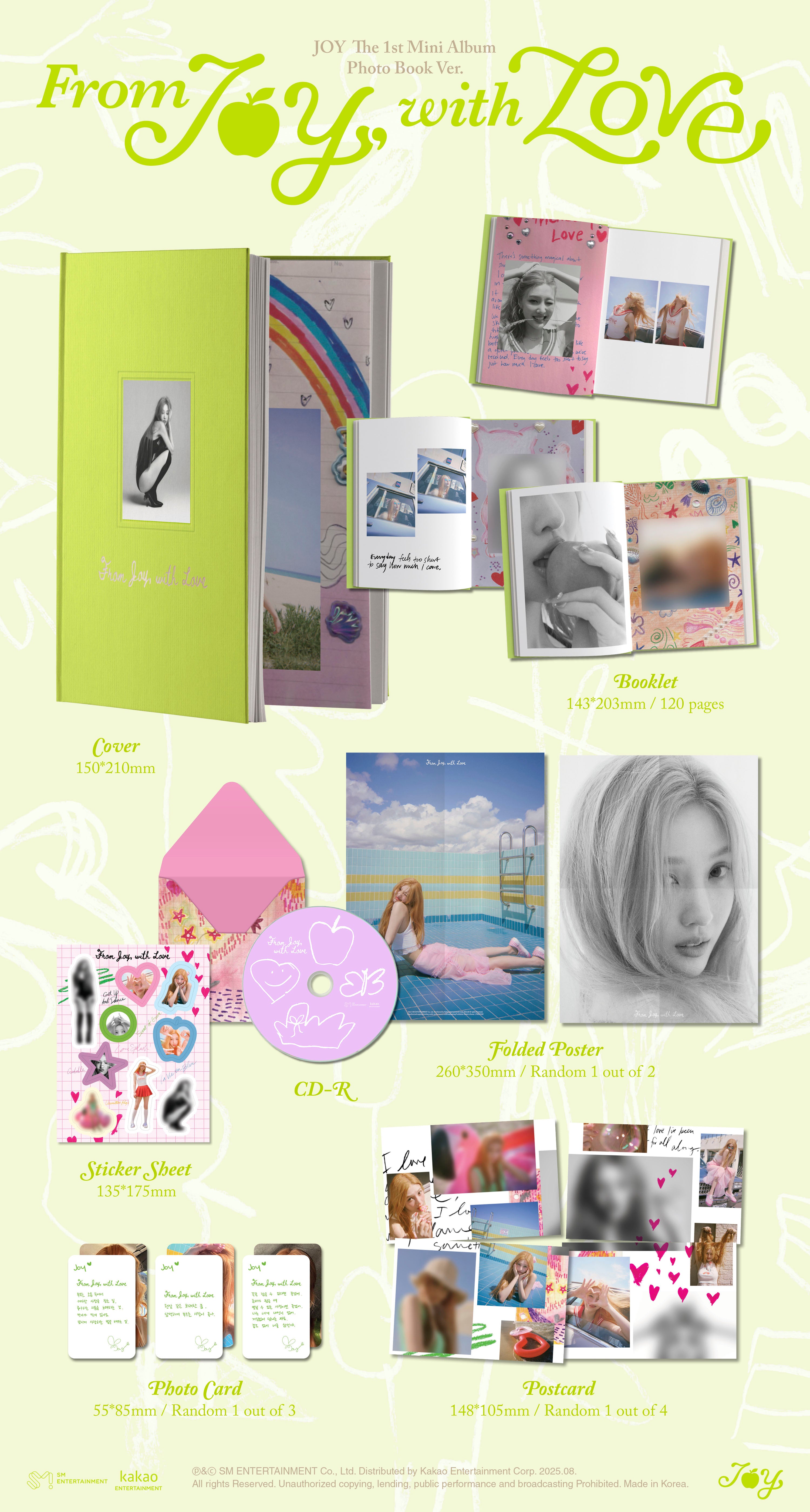 Red Velvet JOY -  From JOY, with Love (Photo Book ver.)