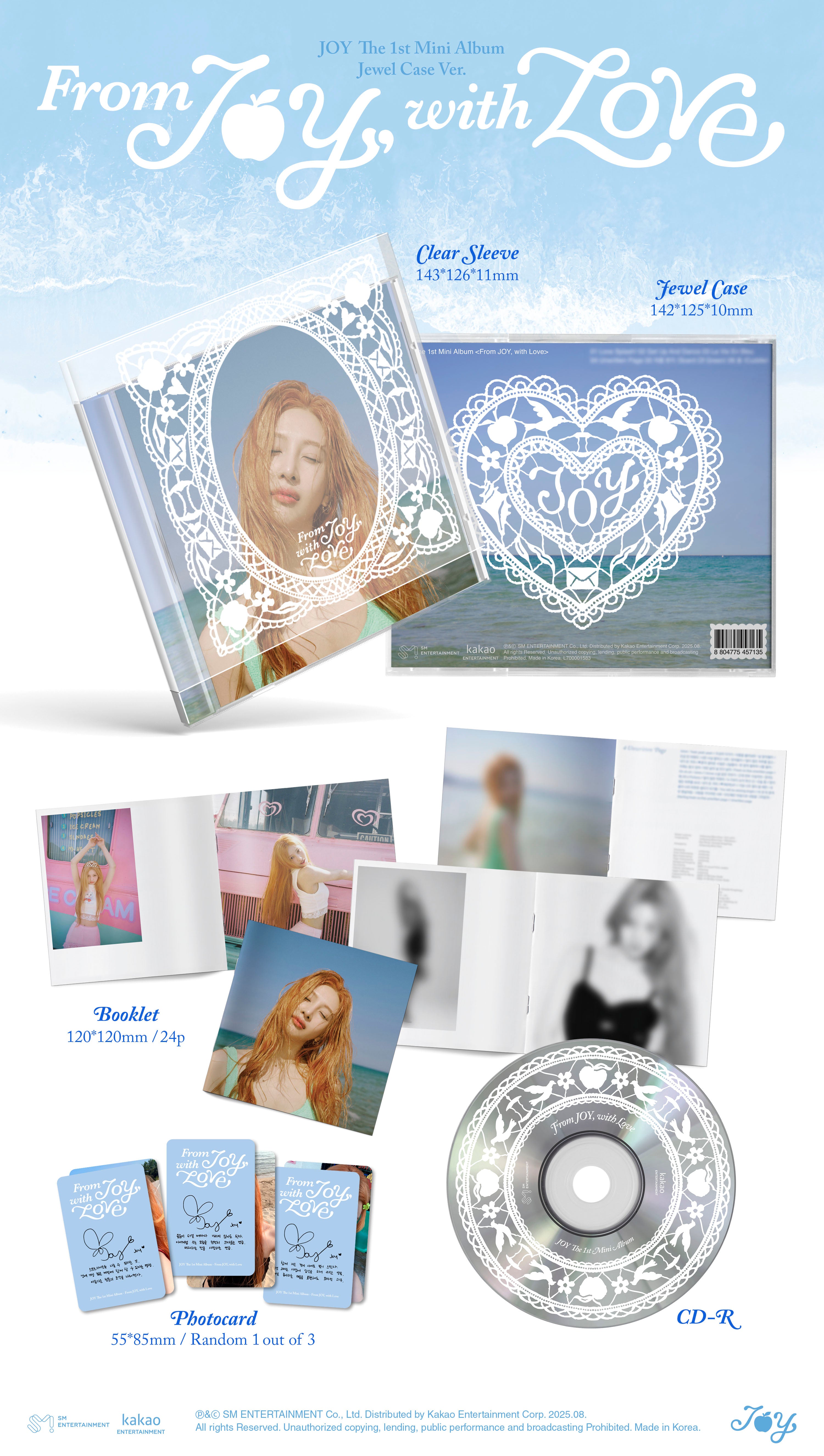 Red Velvet JOY -  From JOY, with Love (Jewel Case ver.)