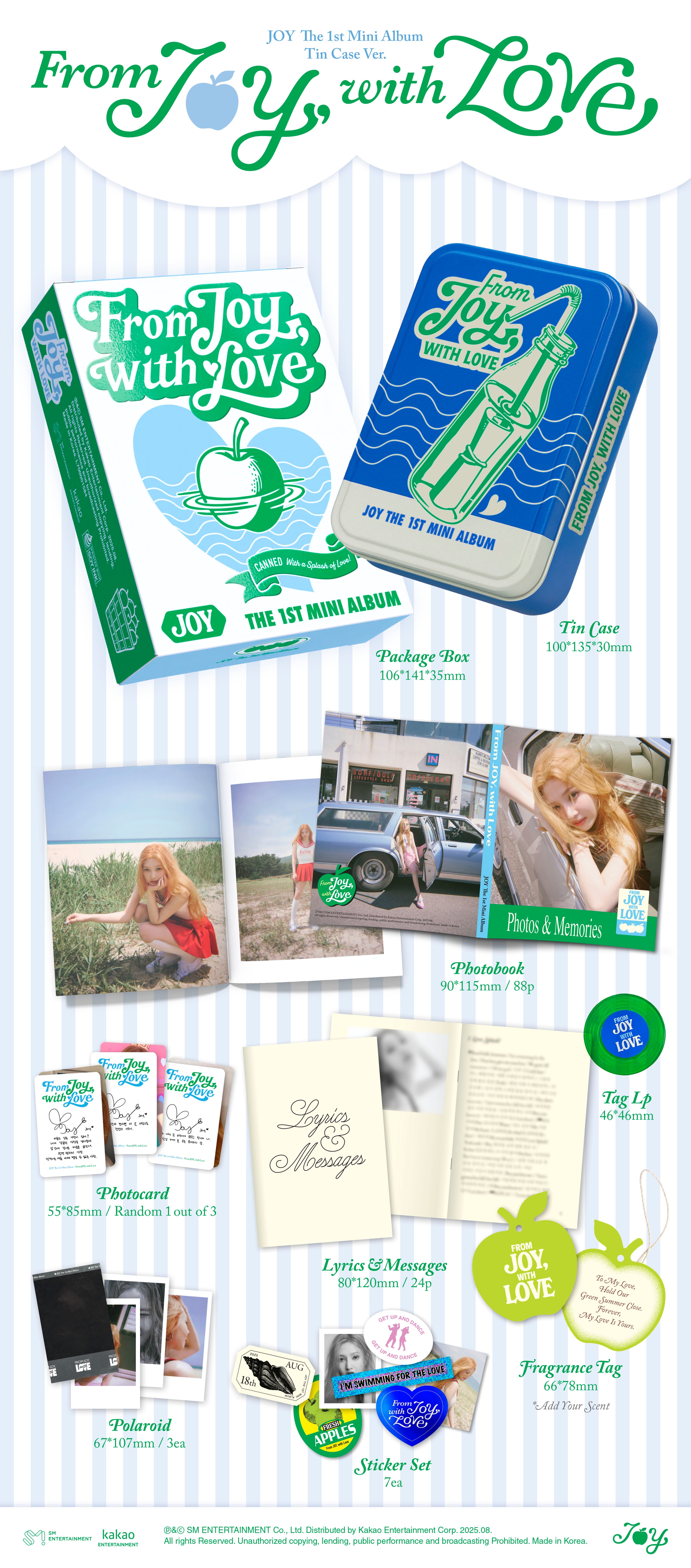 Red Velvet JOY - From JOY, with Love (Tin Case ver.)