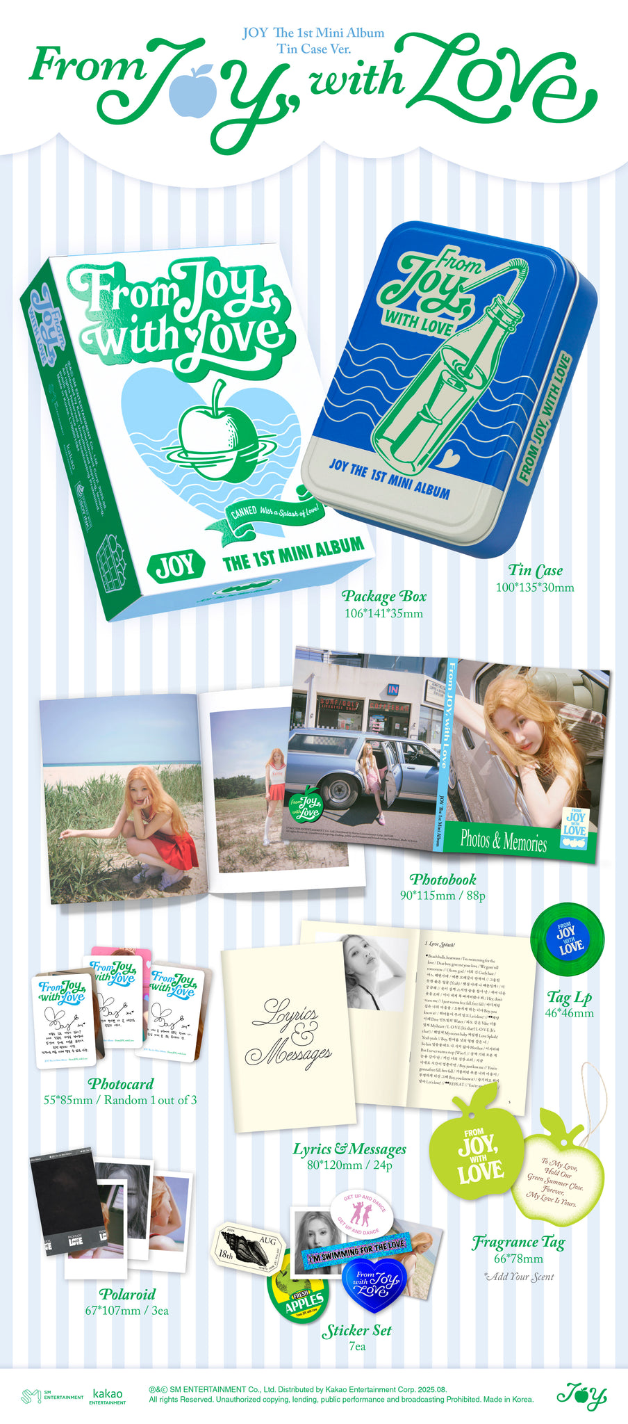 Red Velvet JOY - From JOY, with Love (Tin Case ver.)