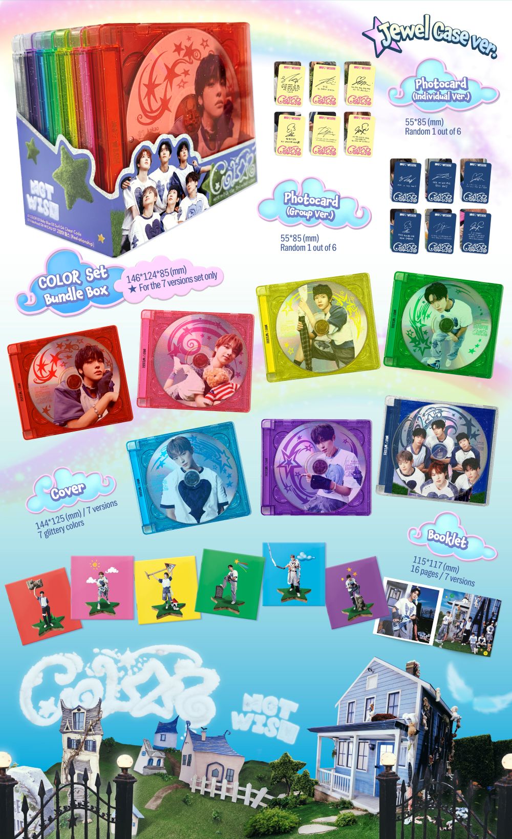 NCT WISH - COLOR  (Jewel Case ver.)
