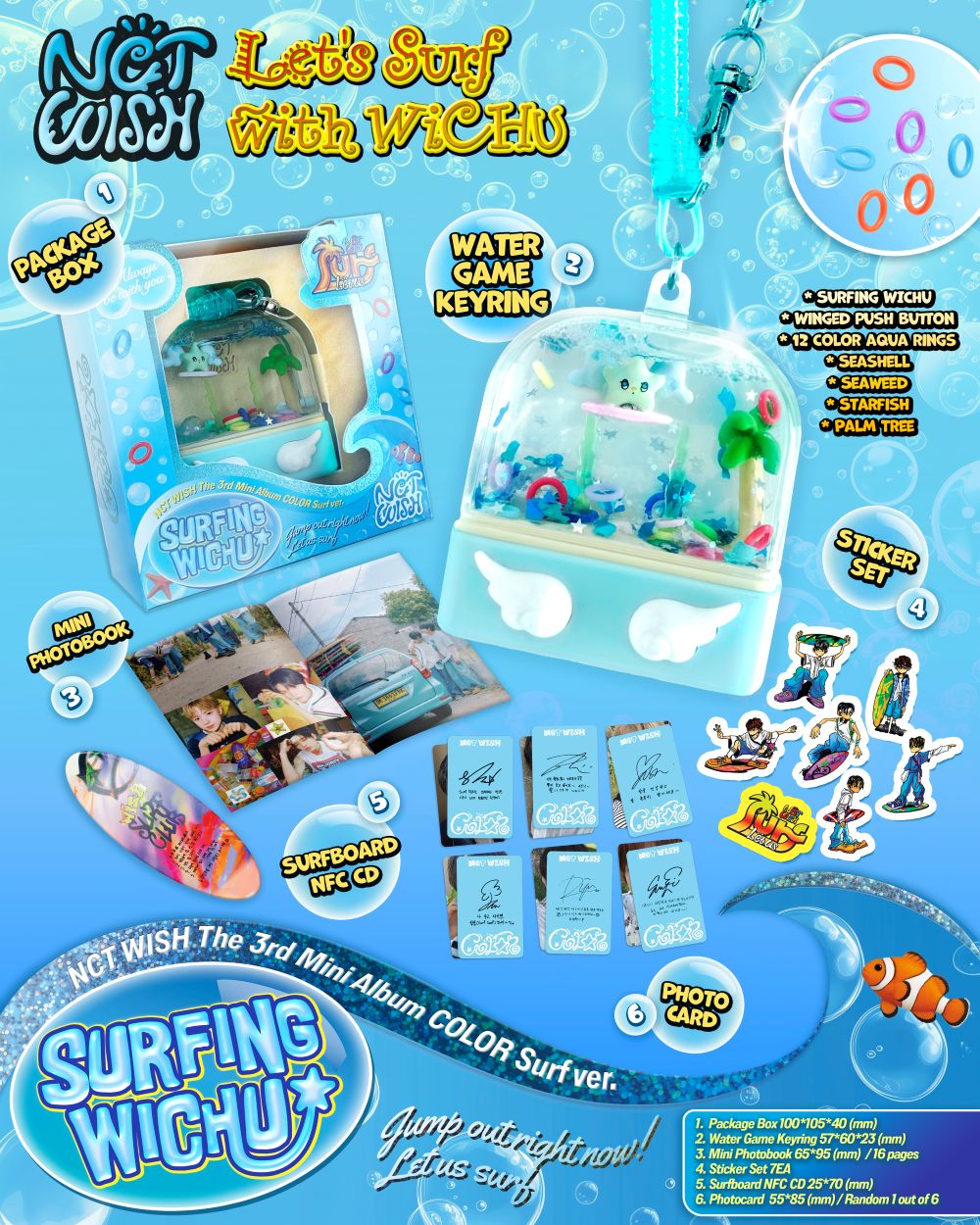 NCT WISH -  COLOR  (Surf ver.)