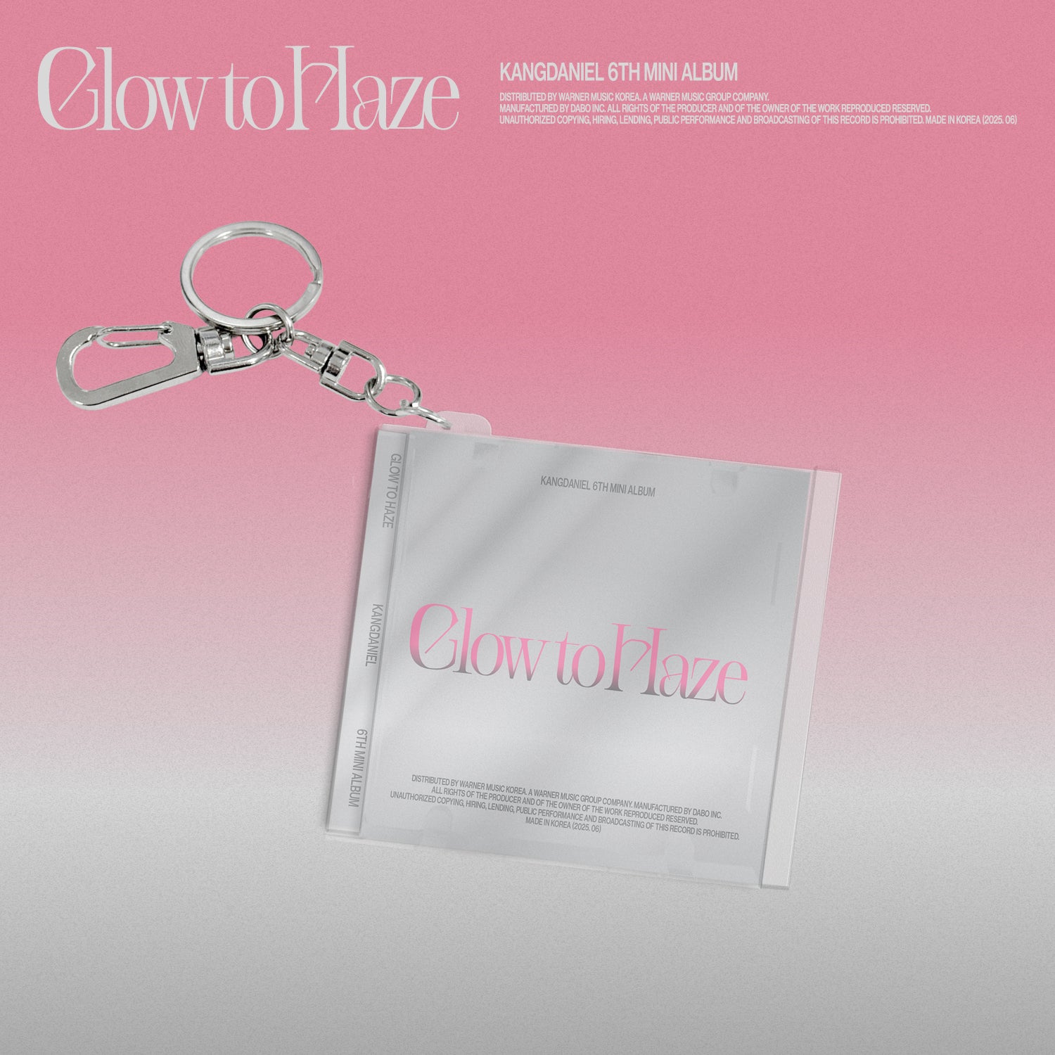 KANG DANIEL - Glow to Haze (MINI CD KEYRING ver.)