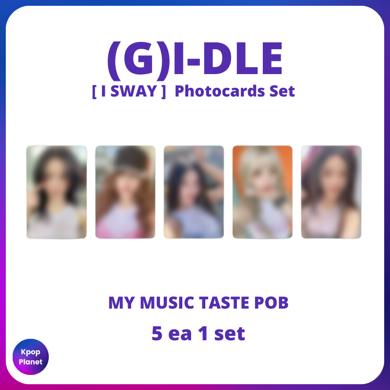 (G)I-DLE - I SWAY POB Photocard Set