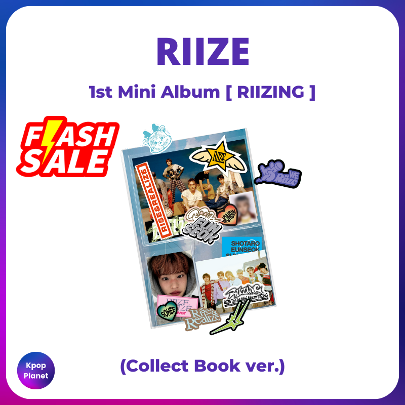 RIIZE - RIIZING (Collect Book ver.) (Discounted Sealed Album)