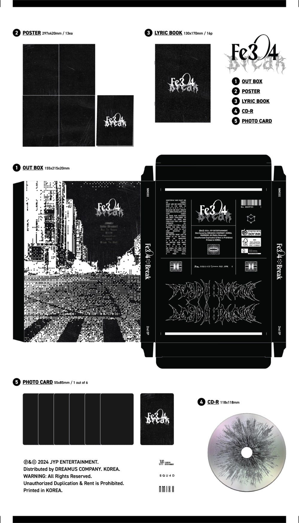 NMIXX - Fe3O4: BREAK (Poster ver.) – Kpop Planet