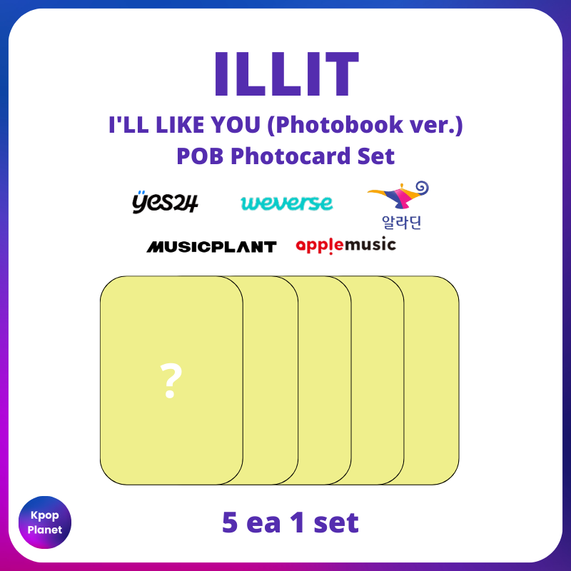 ILLIT - I'LL LIKE YOU (Photobook ver.) POB Photocard Set