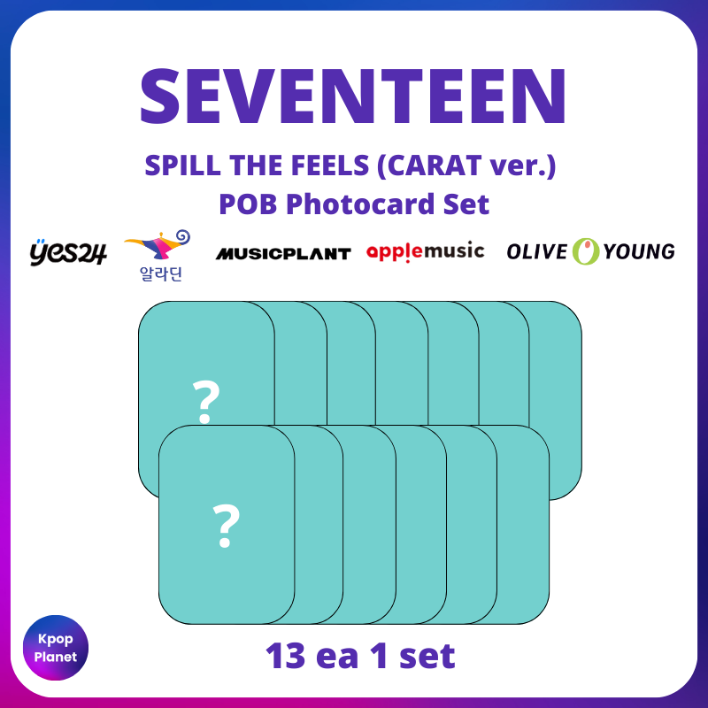 SEVENTEEN - SPILL THE FEELS (CARAT ver.) POB Photocard Set