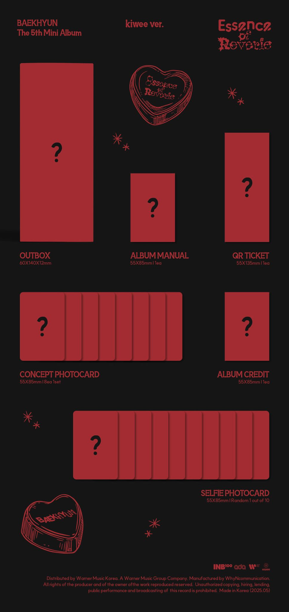 EXO BAEKHYUN - Essence of Reverie (Platform Album/kiwee ver.)