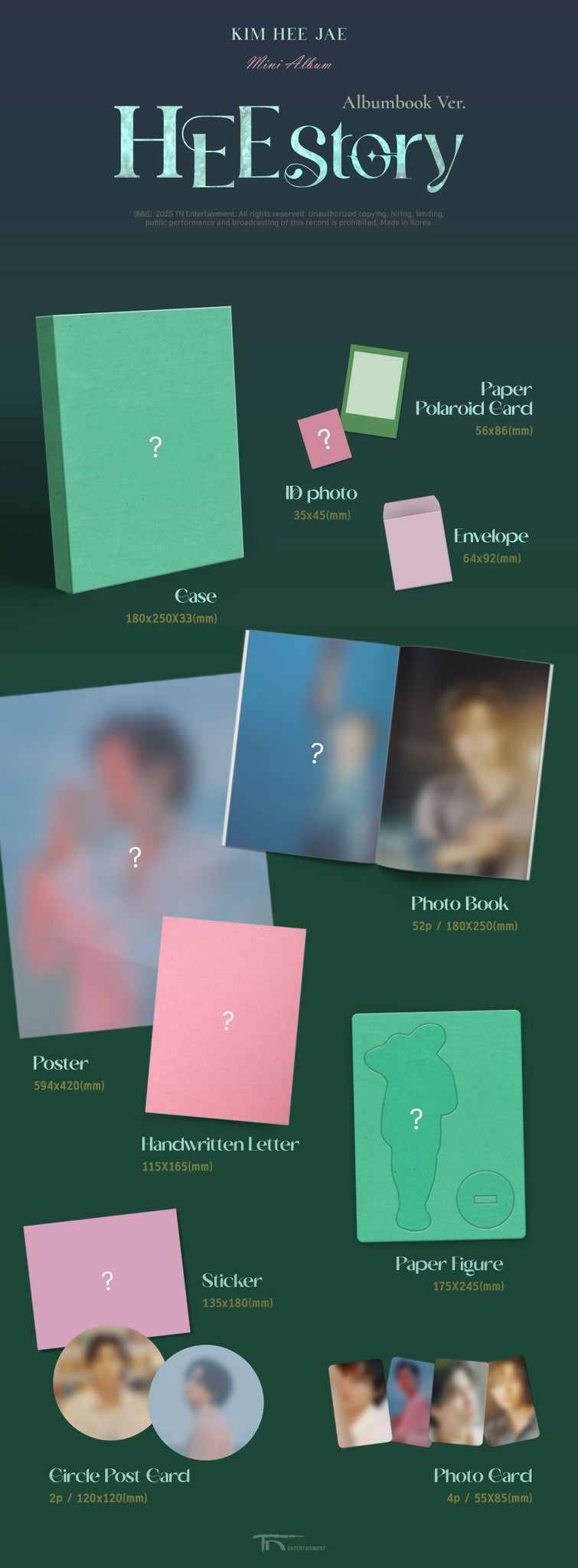 KIM HEE JAE - HEE'story  (Album Book ver.)