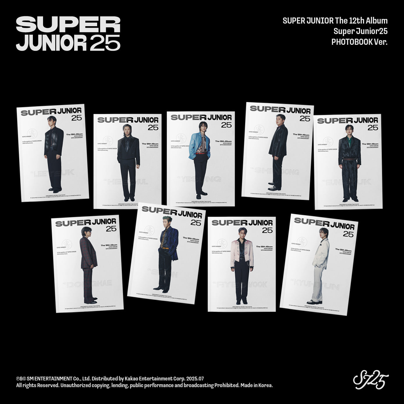 SUPERJUNIOR 25 ウニョク PHOTOBOOK Ver. Super Junior - Super Junior25 (Photo Book ver.) – Kpop Planet