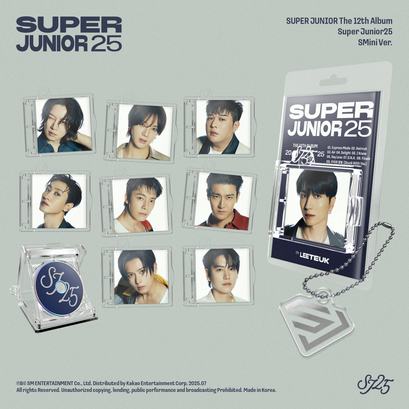 SUPER JUNIOR 25ver. ウニョク Smini トレカ ステッカー Super Junior ウニョク SMini トレカ付き - メルカリ