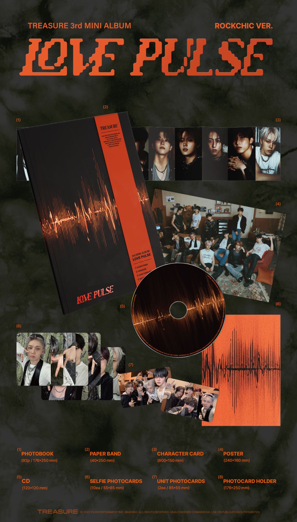 TREASURE LOVE PULSE アルバム TREASURE - LOVE PULSE – Kpop Planet Global