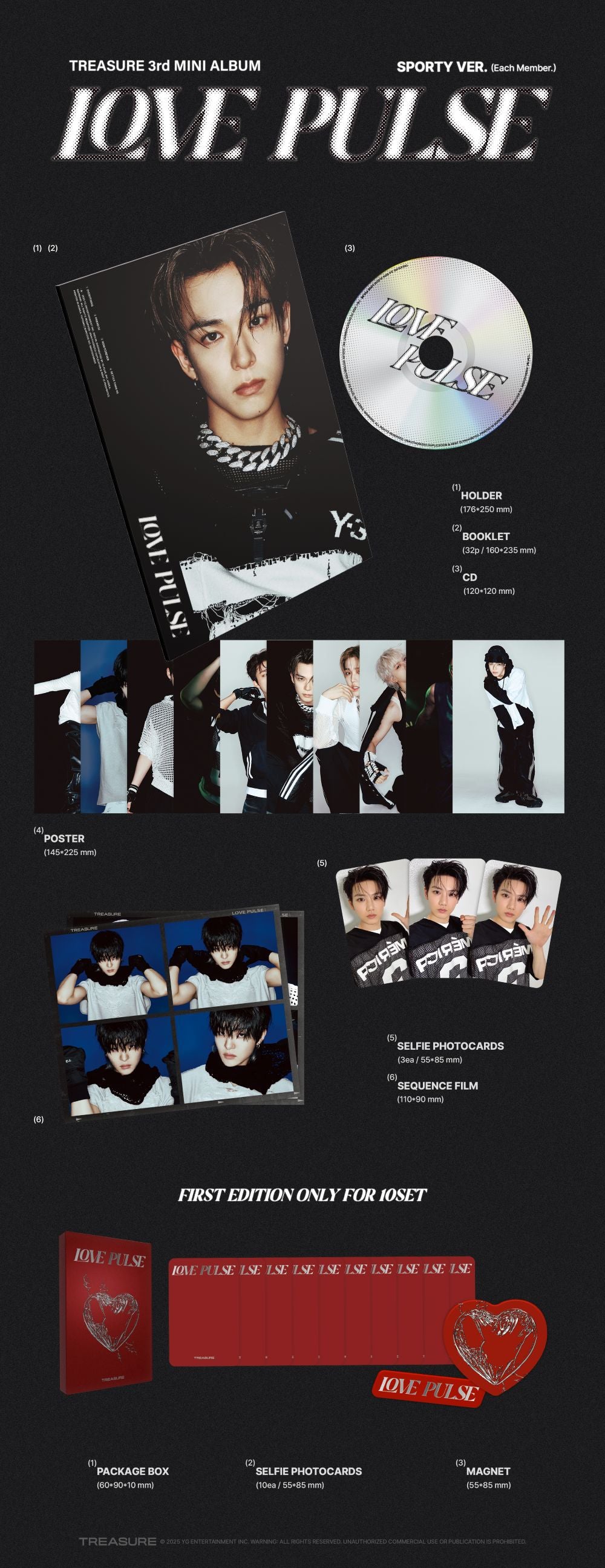 TREASURE - LOVE PULSE (SPORTY ver.) – Kpop Planet