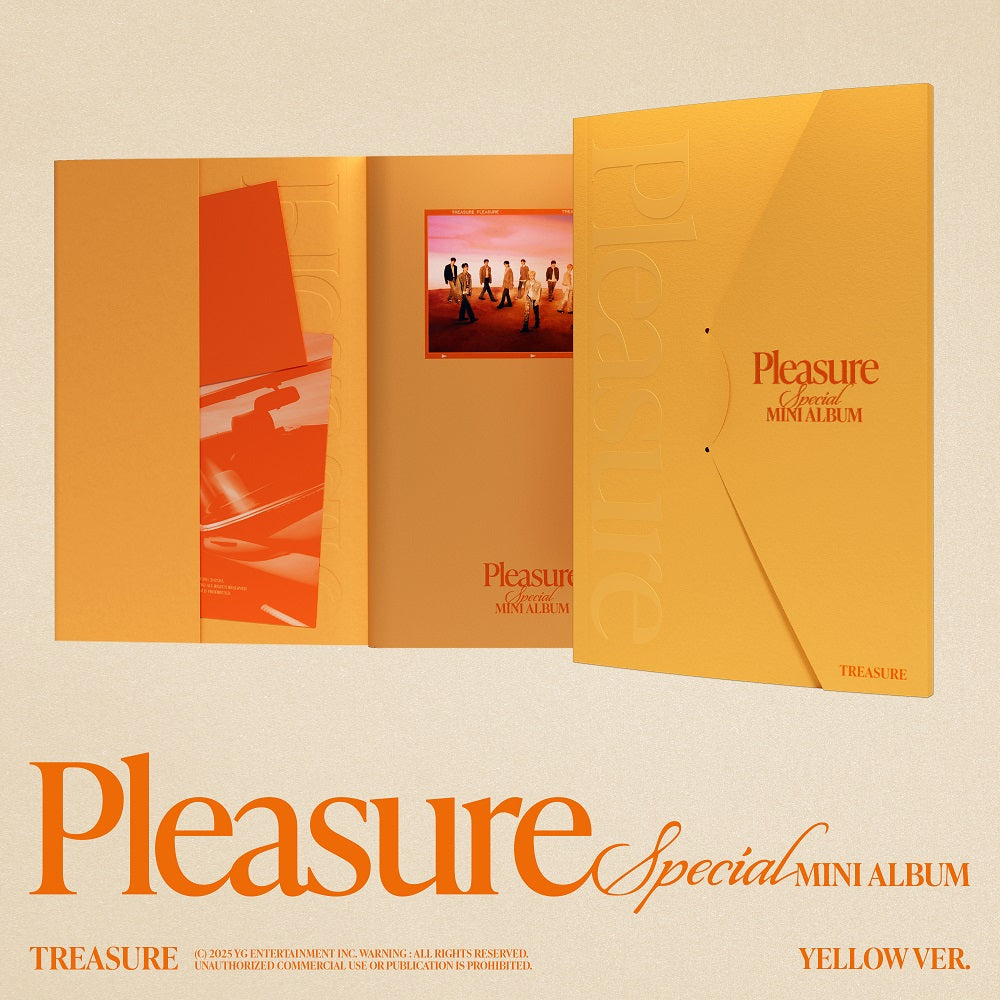 TREASURE - PLEASURE (YELLOW ver.) – Kpop Planet Global